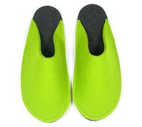 Pantoffelmann pantoufles d'invité avec semelle en feutre & revêtement ABS I pantoufles d'invité pliables I chaussures de maison d'hôtes en feutre de laine de haute qualité I Made in Germany