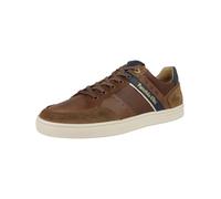 PANTOFOLA D'ORO Baskets basses 'Vicenza' bleu foncé / marron / or, Taille 41