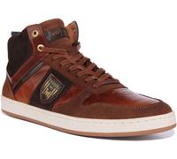 Pantofola D'Oro Palermo Homme En Cuir Mi-Basket Marron Taille UK 6 - 11