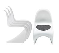Panton Chair - Set promotionnel de 4 chaises WxHxD 50x86x61cm