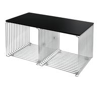 Panton Wire Cube Table d´appoint / Table basse Montana QUICK SHIP - 6161T+VPTW2 MDF schwarz
