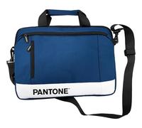 Pantone Borsa da Corriere PT-BPC002N 15.6" Blu e Bianco per Laptop con Tracolla