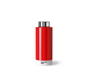 PANTONE Bouteille d'eau thermo-isolante à double paroi en acier inoxydable - 500 ml - Rouge 2035