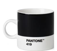 PANTONE Espresso Cup, small coffee cup, fine china (ceramic), 120 ml, Black