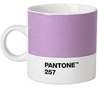 Copenhagen design Pantone Espresso Cup, Small Coffee Cup, Fine China (Ceramic), 120 ML, Light Purple, 257 C