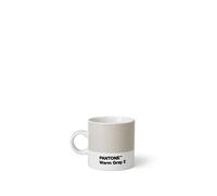 PANTONE Espresso Cup, small coffee cup, fine china (ceramic), 120 ml, Warm Gray
