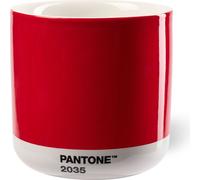 PANTONE Gobelet isotherme en porcelaine Latte Macchiato, 220 ml, Couleur : Red 2035 C