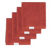 PANTONE™ - Lavettes de salle de bain 30 x 30 cm, 4 pièces en éponge de pur coton 100 % certifié OEKO-TEX, ensemble de serviettes de bain petites polyvalentes douces et absorbantes, valables également