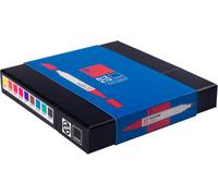 Pantone Marqueurs Set De 9 Primary Stylo À Deux Pointes Pointes Pinceau Et Biseau Encre Pigmentées À Base D'eau En 108 Couleurs Pantone[Z4157]