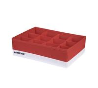 PANTONE™ - Organiseur de rangement et tiroirs peu encombrants, 1 pièce, 12 compartiments à linge accessoires, organiseur de tiroirs de salle de bain, chambre de rangement, organisateur d'armoire et