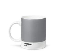 Pantone Porcelain Mug, Coffee Cup, 375 ml, with Handle, Dishwasher-Safe, Silver
