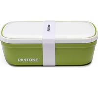 PANTONE¿ Porte-déjeuner style Bento Box avec séparateur interne et valve d'évent Boîte à lunch pour bureau et université Boîte hermétique pour schiscetta déjeuner, 12 x 7 x 20,7 cm, vert clair