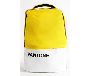 Pantone PT-BK102Y sac à dos Sac à dos normal Blanc, Jaune Polyester