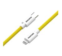 Celly Câble USB-C vers Lightning PT-CTL002-5Y 1,5 m 60 W connecteurs en PVC Nylon jaune