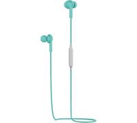 Pantone PT-WE001L Écouteurs intra-auriculaires bleus sans fil Bluetooth pour la musique et les appels