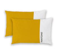 Pantone - Taies d'oreiller d'oreiller de lit 50 x 80 cm Coton 100% certifié OekoTex, Housse de Coussin de lit, 2 pièces, Frais Respirants, taie d'oreiller avec Rabat de 20 cm, Linge de lit Doux et