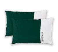 Pantone - Taies d'oreiller d'oreiller de lit 50 x 80 cm Coton 100% certifié OekoTex, Housse de Coussin de lit, 2 pièces, Frais Respirants, taie d'oreiller avec Rabat de 20 cm, Linge de lit Doux et