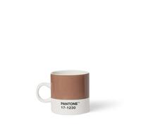 Pantone Tasse isotherme en porcelaine Cortado, 190 ml, couleur de l'année 2025 : mousse Mocha 17-1230