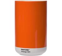 PANTONE Vase en porcelaine, boîte cadeau incluse, 1000ml, couleur : Orange 021 C