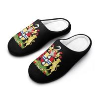 Pantoufle Armoiries Du Conseil Comté Bedfordshire Slippers | Pantoufles En Peluche maison Pantoufle duveteux Pour Fête Camping chambre à coucher