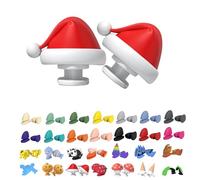Pantoufle avec motifs de nageoires de requin, de cône de crème glacée, de nuage et de requin avec nageoires drôles 3D, panda, fraise, bonnet de Père Noël, citrouille, feu, Taille unique