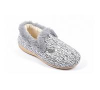 Pantoufle Charentaise femme hiver D867 GRIS 40