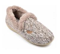 Pantoufle Charentaise femme hiver D867 MARRON 37