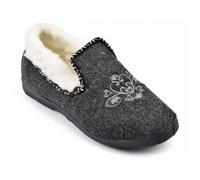 Pantoufle Charentaise femme hiver D869 GRIS 40