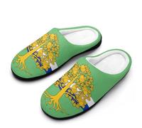 Pantoufle Conseil Du Comté De Nottinghamshire Slippers | Fuzzy pantoufles chauds chaussuresm duveteux Pour chambre à coucher Voyages Camping