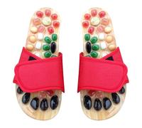 Pantoufle de Massage des Pieds Rouge Taille 37-38, Marche Relaxante