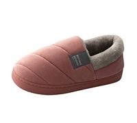 Pantoufle d'hiver Chaudes Chaussons Antidérapant Léger Pantoufles Portable Silencieux Mules Fausse Fourrure Chaussures pour Spa Voyage Petite Amie Cadeaux Gym Relaxation Pratique