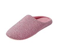 Pantoufle d'hiver Chaudes Mules Automne Hiver Slippers Lin Coton Respirant Unisexe Claquettes Lavables Chaussures pour Spa Voyage Maman Cadeaux Spéciaux Gym Relaxation Pratique