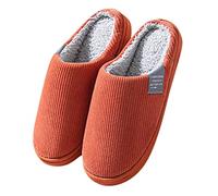 Pantoufle d'hiver Chaudes Slippers Intérieur Extérieur Pantoufles Souple Antidérapante Statique Semelle Caoutchouc Chaussures pour Bois Plancher Femmes Hommes Cotton Cadeaux Maman Dames