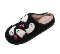 Pantoufle d'hiver Chaudes Slippers Intérieur Extérieur Pantoufles Souple Antidérapante Statique Unisexe Claquettes Lavables Chaussures Pour Toutes Saisons Hommes Chaussons Feutre Léger Confortable Mai