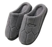 Pantoufle d'hiver Chaudes Slippers Laine Peluche Doublée Pantoufles Bout Ouvert Design Bois Plancher Compatible Chaussures pour Arthrite dème Petite Amie Cadeaux Léger Confortable Maison