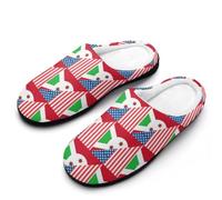 Pantoufle Drapeau Des États-Unis Et Du Burundi Slippers M