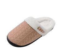 Pantoufle Femme Chausson Pantoufles Fourrées Eponge Chaussons Homme Slippers Hommes Hiver Isotherme Maison pour Intérieures Chaudes Chaude d'hiver Confortable Ultra Douillettes Unisexes