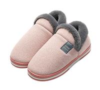 Pantoufle Femme Intérieures Antidérapantes Slipper En Peluche Forme Confortables Chaud Chaussons Doublées Pour Femmes Hiver Décontractées Pas Cher Pantoufles En Mousse À Mémoire Pour La Maison Léger