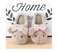 pantoufle femme Pantoufles de maison d'animaux mignons for femmes, pantoufles confortables en mousse à mémoire de forme, glissement doux et chaud, semelle en caoutchouc antidérapante, cadeaux créatifs