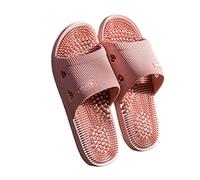 Pantoufle Homme de Massage Acupresseuse Réflexologie Chaussons de Massage pour Femmes Hommes, Summer Mens Chaussons Femmes Massant Chausson Pvc Particules House Sandales ( Color : Roze , Size : 36/37