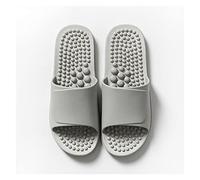 Pantoufle Homme de Massage Massant Acupresseuse Réflexologie Pvc Particules Mens House Sandales, Chausson Femmes Summer Chaussons de Massage pour Femmes Hommes ( Color : Grey A , Size : 44/45EU )