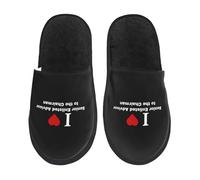 Pantoufle I Love Le Conseiller Principal Des Sous-Officiers Auprès Du Président Slippers Légères Doux Chaussures Pour Unisex Homme Intérieur M