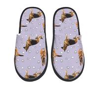 Pantoufle Maison Amour Des Bergers Allemands Chaussons Maison Unique Chaudes Pantoufles Antidérapantes Hiver Chaussures Chaudes Pour Maison Voyages Camping L