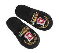 Pantoufle Maison Ancien Combattant Du 19E Bataillon Du Génie, Ayant Servi Au Vietnam Hiver Pantoufles Antidérapantes Chaudes Pantoufles Confortable Hiver Chaussures Chaudes Pour Maison Voyages L