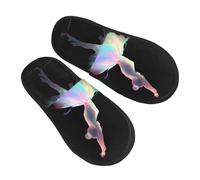 Pantoufle Maison Ballerines Galaxie, Ballet Chaussons Maison Unique Chaudes Pantoufles Confortable Hiver Chaussures Chaudes Pour Chambre Camping Voyages M