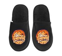 Pantoufle Maison Cookie En Colère Chaudes Pantoufles Confortable Chaussons Maison Antidérapantes Hiver Chaussures Chaudes Pour Chambre Camping Maison M