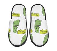 Pantoufle Maison Cornichon Drôle Hiver Chaussures Chaudes Antidérapantes Hiver Pantoufles Confortable Chaudes Pantoufles Pour Chambre Voyages Maison M