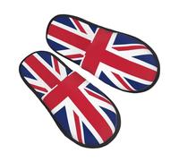 Pantoufle Maison Drapeau Anglais Du Royaume-Uni Hiver Chaussures Chaudes Doux Hiver Pantoufles Unique Chaussons Maison Pour Maison Voyages Camping L