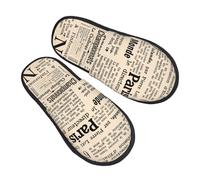 Pantoufle Maison Journal De Paris Hiver Pantoufles Doux Hiver Chaussures Chaudes Unique Chaudes Pantoufles Pour Camping Maison Voyages M