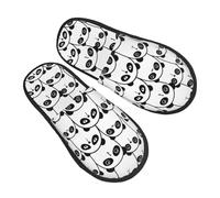 Pantoufle Maison Mignonne Figurine De Panda Hiver Pantoufles Unique Hiver Chaussures Chaudes Antidérapantes Chaussons Maison Pour Maison Chambre Voyages M